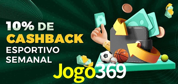 10% de bônus de cashback na Jogo369
